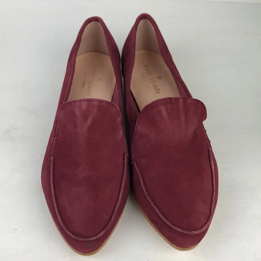 Kate Spade Carima Suede Point Toe Loafer Flats 6